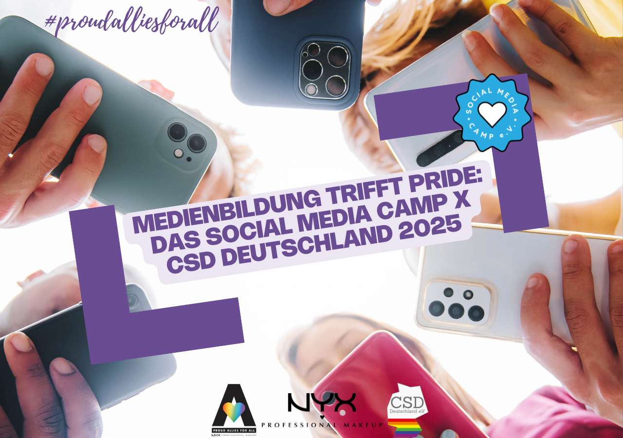 Medienbildung trifft Pride: Das Social Media Camp x CSD Deutschland 2025