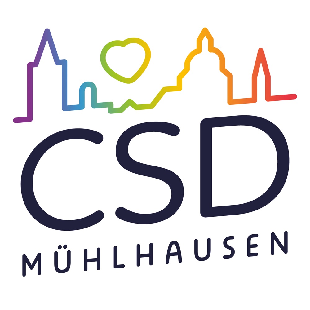 MKK pride Main Kinzing Kreis Umriss des Landkreises mit bunten Farben gefüllt