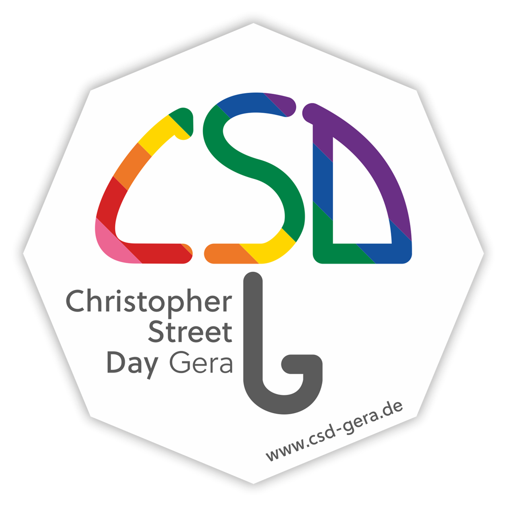 Logo des Christopher Street Day (CSD) Gifhorn. Der Schriftzug "Christopher Street Day" steht oben. Darunter ist das Kürzel "CSD" in großen schwarzen Buchstaben, die von einem Regenbogenmuster umrandet sind. Unter dem Kürzel steht "GIFHORN" in schwarzen Buchstaben. Rechts vom Text ist eine stilisierte Windmühle, die ebenfalls in Regenbogenfarben gestaltet ist.
