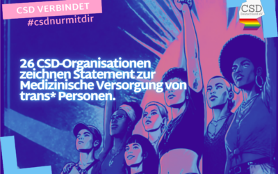 Solidarität ist Handeln – 26 CSD-Vereine setzen gemeinsames Zeichen! 🏳️‍⚧️